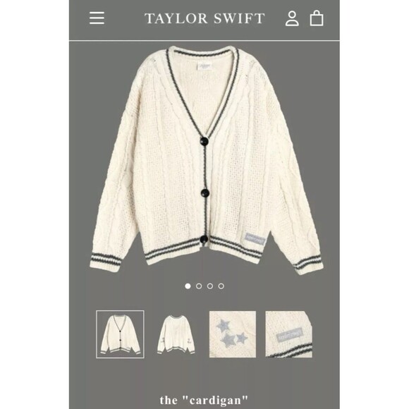 folklore cardigan taylor swift XL/2XL Authentic Limited Edition Official - Picture 1 of 6